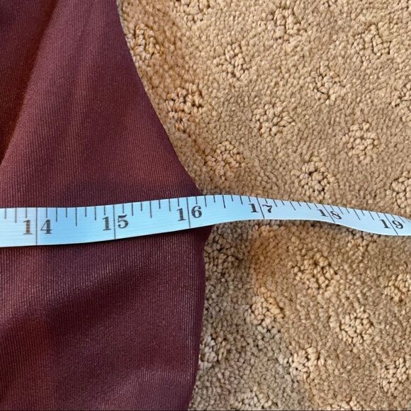 LèRumi Eggplant Midi/ Maxi Lola Dress with Front Bow Size S/ M adjustable strap - Picture 12 of 15